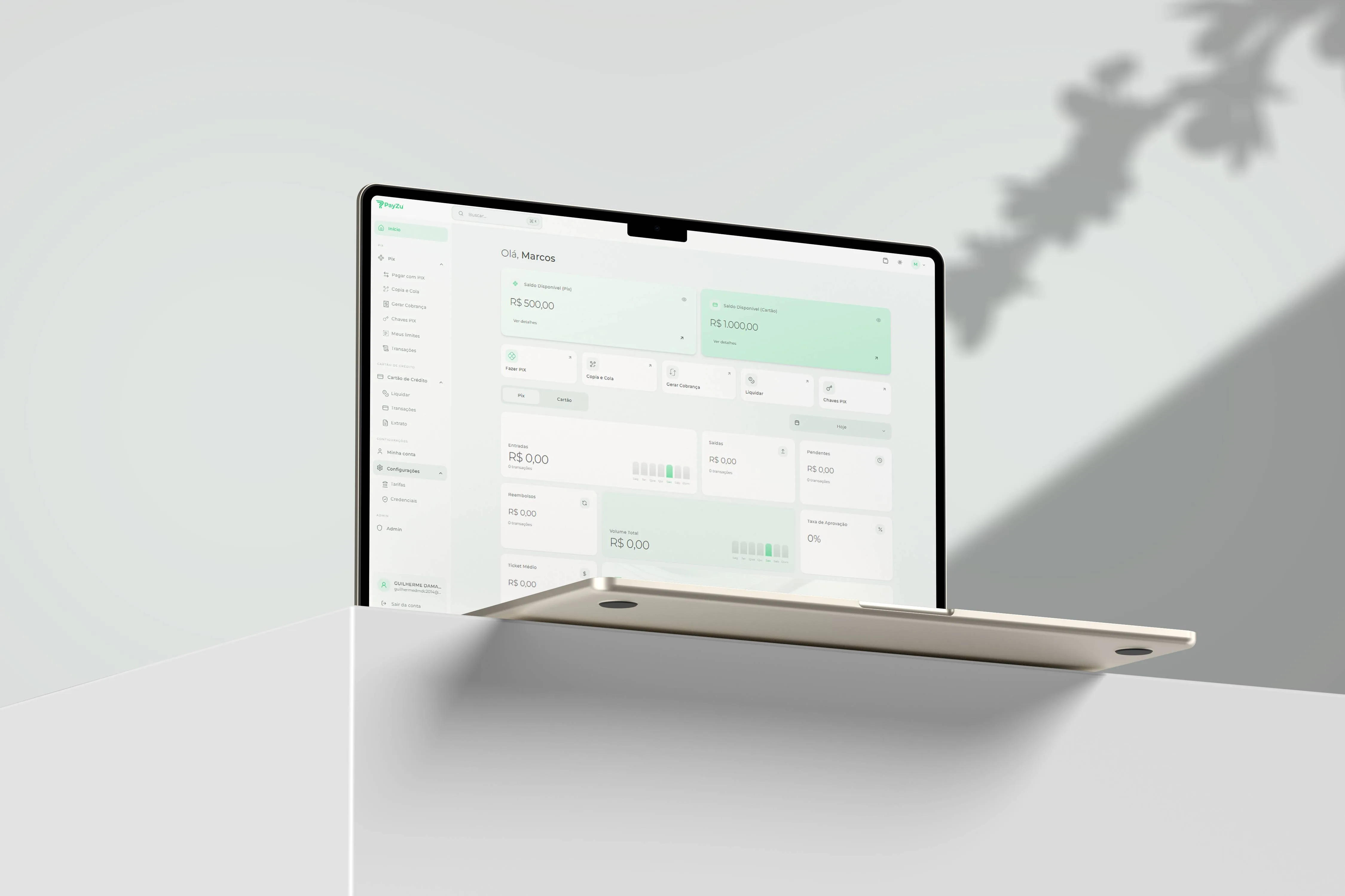 Hub de Pagamentos PayZu Desktop - Gestão financeira empresarial completa